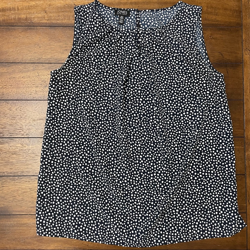Jones New York Polka Dot Blouse